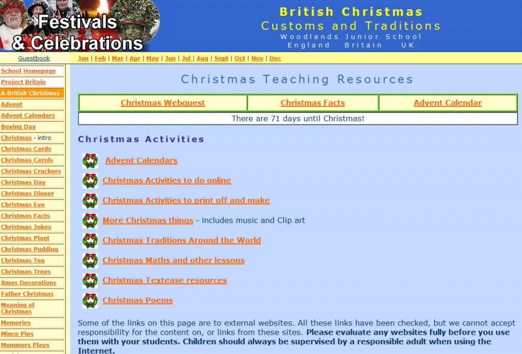 Woodlands Christmas Resources