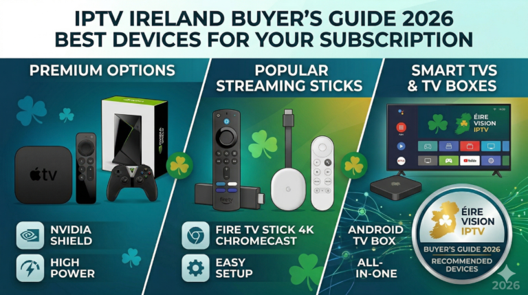 Best devices for IPTV Ireland subscription streaming 2026