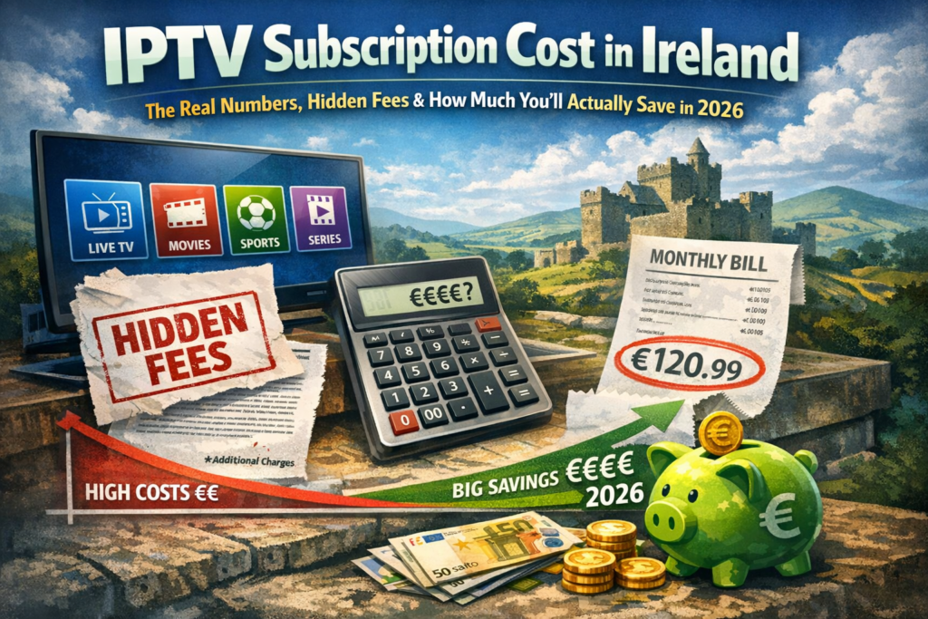 IPTV Subscription cost Ireland real savings comparison guide 2026