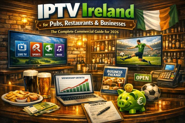 IPTV Ireland for pubs restaurants and businesses commercial sports screening 2026