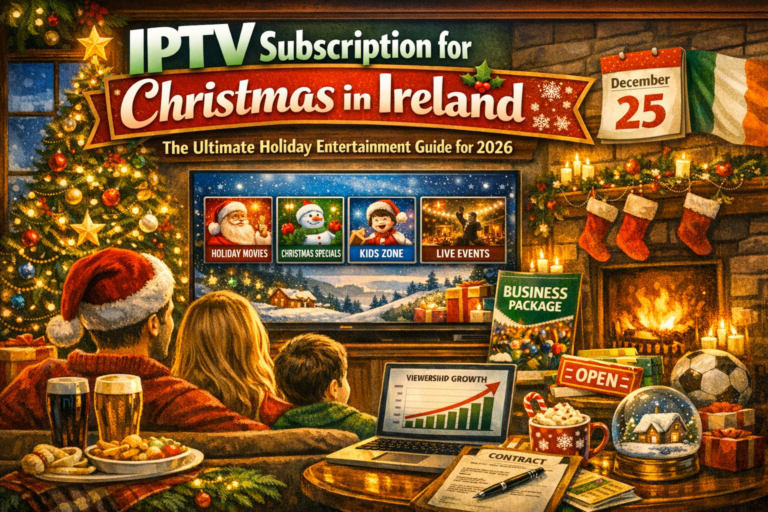 IPTV Subscription for Christmas Ireland holiday entertainment family 2026