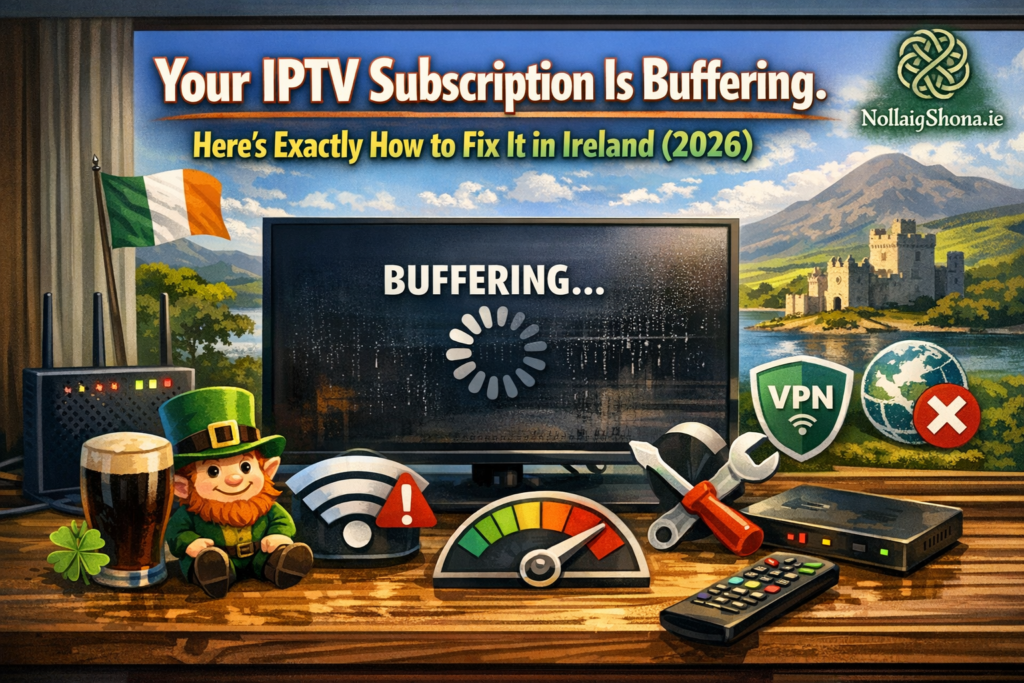 IPTV Subscription buffering fix Ireland internet speed router guide 2026