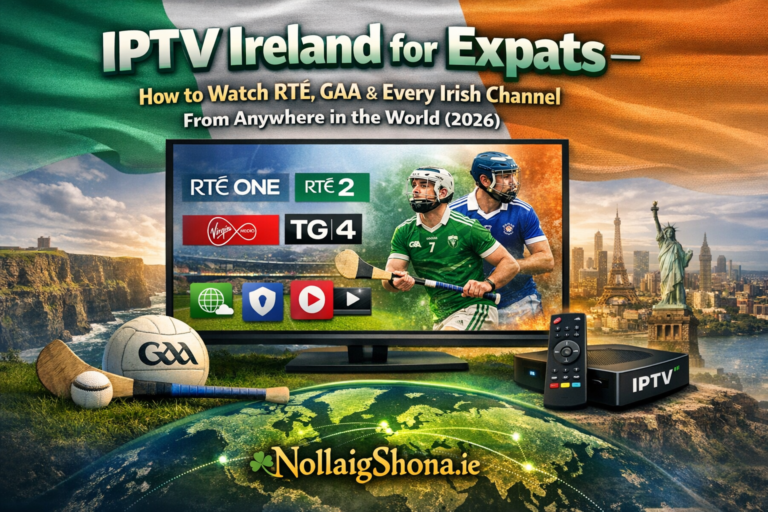 IPTV Ireland for Irish expats watch RTÉ GAA Irish TV abroad 2026