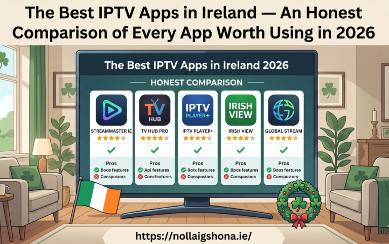 IPTV Subscription best apps Ireland Smarters TiviMate IBO Player 2026