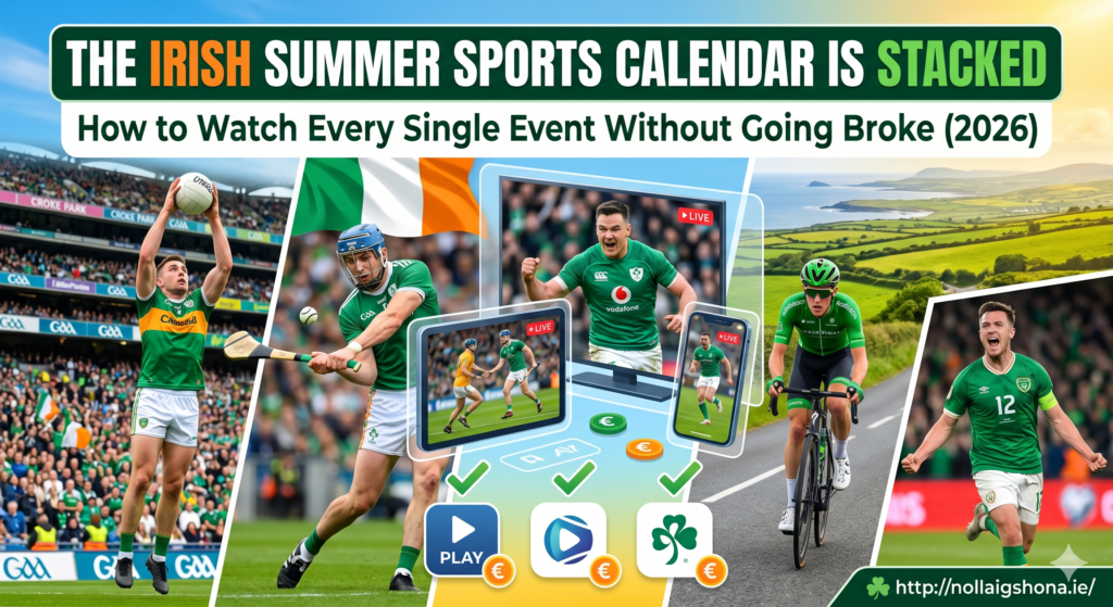 IPTV Ireland summer sports GAA Premier League F1 tennis 2026
