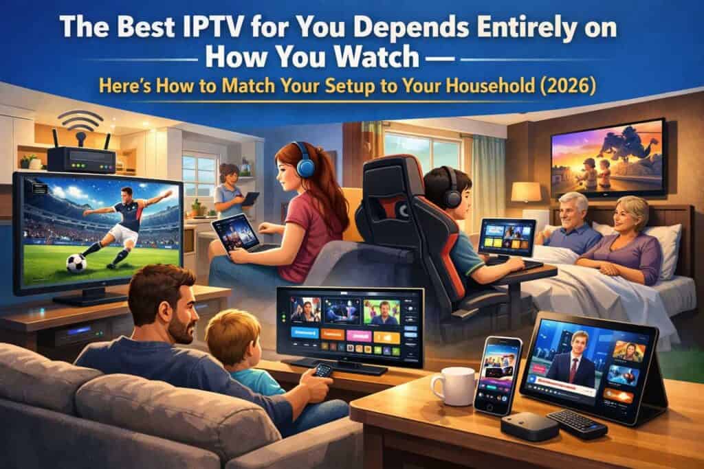 Best IPTV Ireland matched to viewing style sports family films expat 2026
