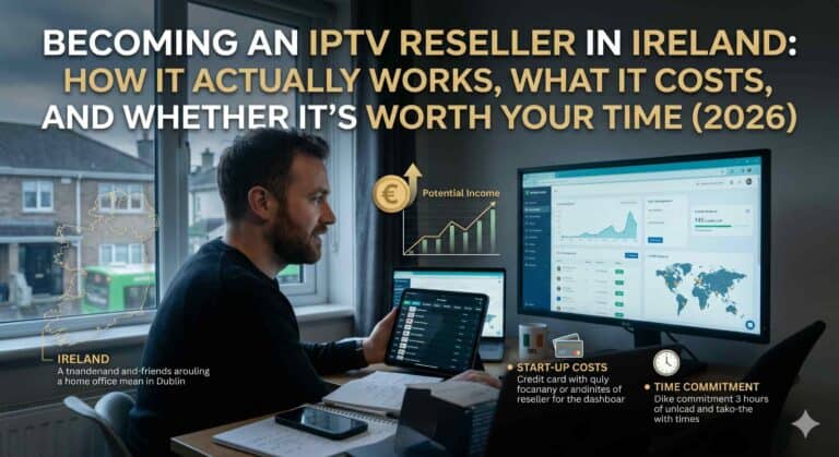 IPTV reseller business guide Ireland panels margins customers 2026