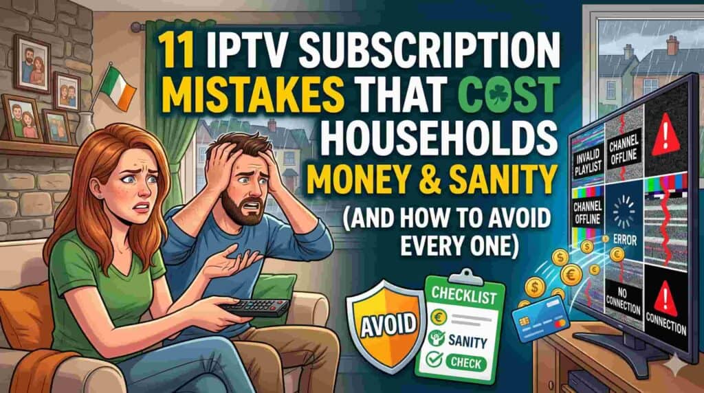 IPTV Subscription mistakes to avoid Ireland setup provider errors 2026