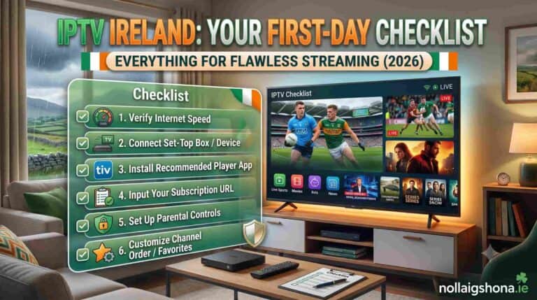IPTV Ireland setup checklist perfect first day streaming guide 2026
